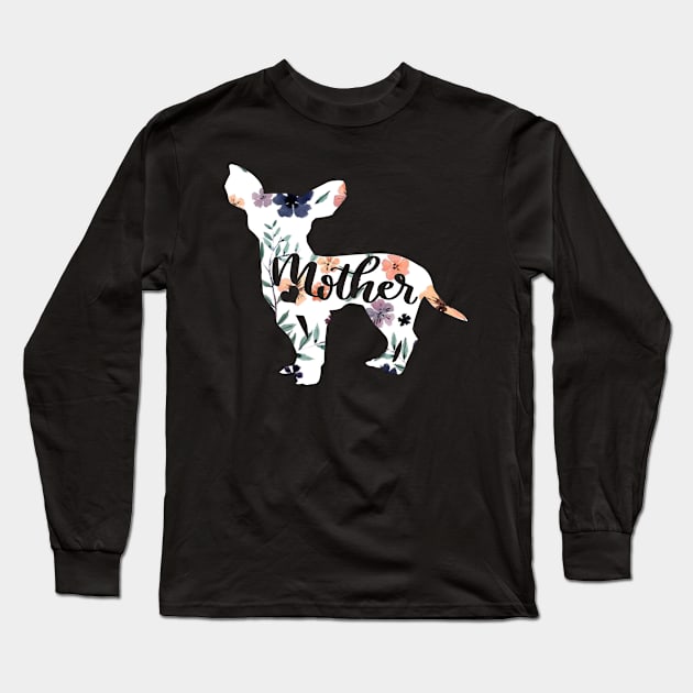 Chihuahua Mama Mom Dog Cute Mothers Day Gift Long Sleeve T-Shirt by Simpsonfft